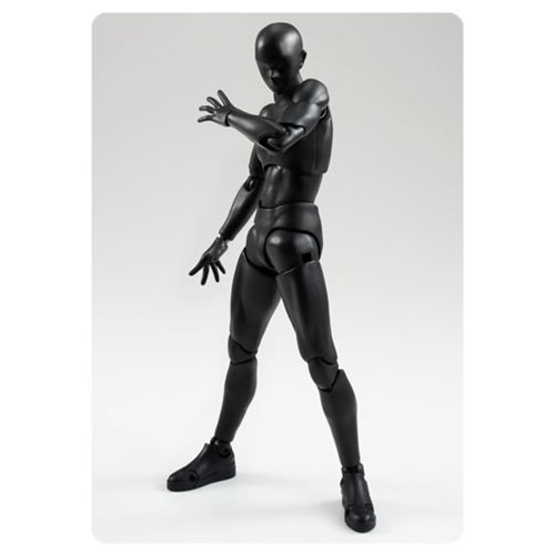 SH Figuarts Man Solid Black Action Figure